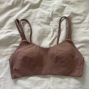 LULU LEMON Sports Bra Size 4 Mauve Color